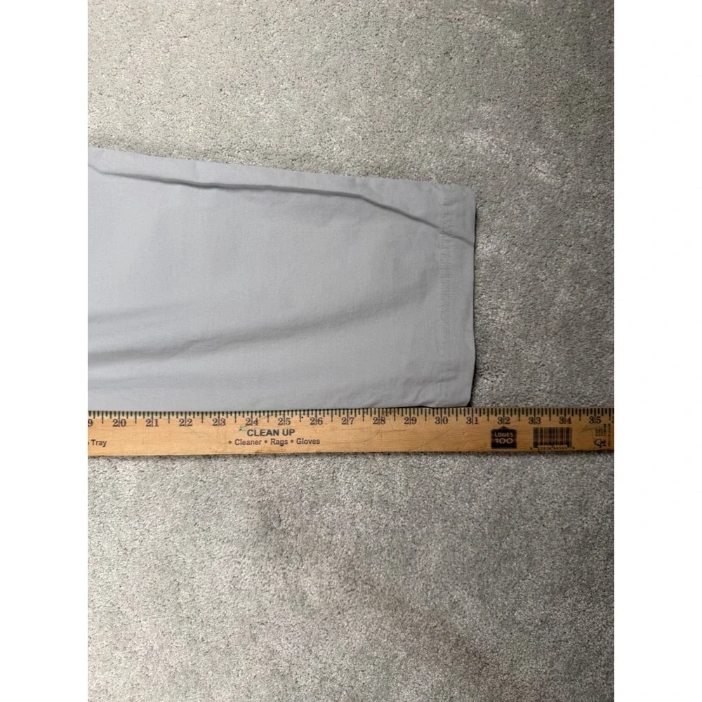 Adidas Adicross Performance Pants Mens 38x32 Ice Gray Lightweight Golf Casual